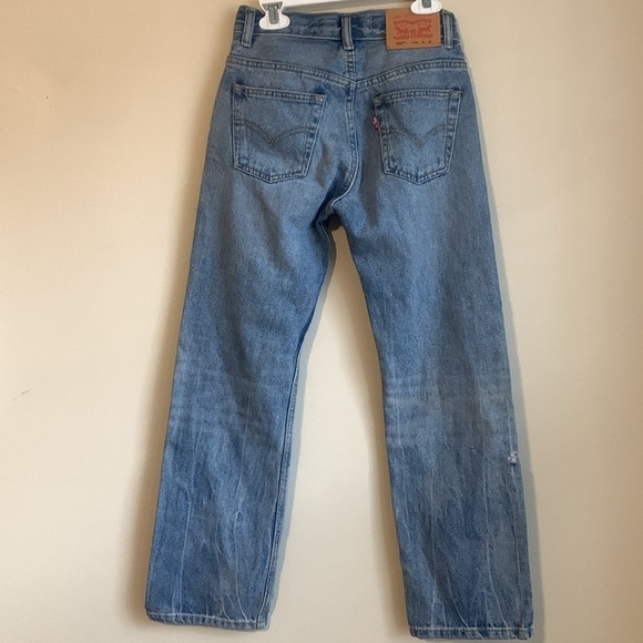 Levi's 505 Regular medium wash bootcut jeans size 10 regular EUC - Picture 3 of 4